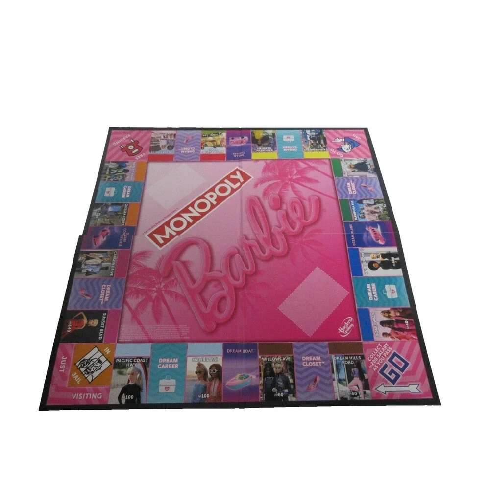 Monopoly Barbie Edition Board Game Step Into Your Dream World
